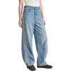 adidas Originals Soft Denim Loose Casual Striped Versatile Comfortable Jeans Women Jeans LF2319