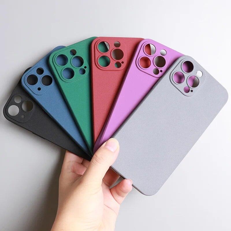 

Сплошной цвет, мягкий силиконовый чехол для телефона для IPhone 15, 14, 13, 12, 11 Pro Max XS XR SE 7, 8, 6S Plus, матовый, полностью защитный, противоскользящий чехол
