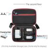 Multiple Accessory Storage Bag for Drones Fly More Combo, Portable and Protective PU Material