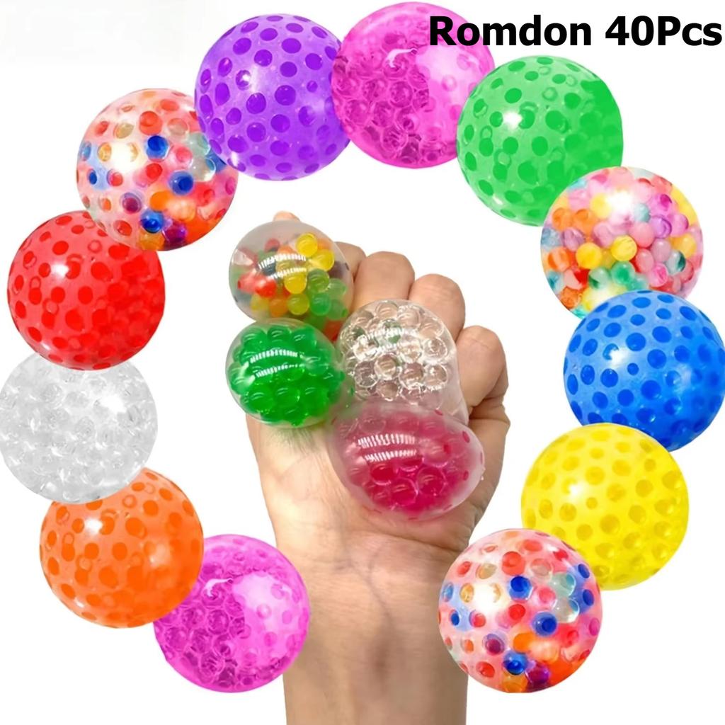 Mini Zestaw Gniotków Piłeczek Antystresowych 1,3 Cala Miękkie Ściskane Zabawki Fidget Relief Stresu Lęku Zabawki Sensoryczne Antystresowe dla Dzieci Dorosłych