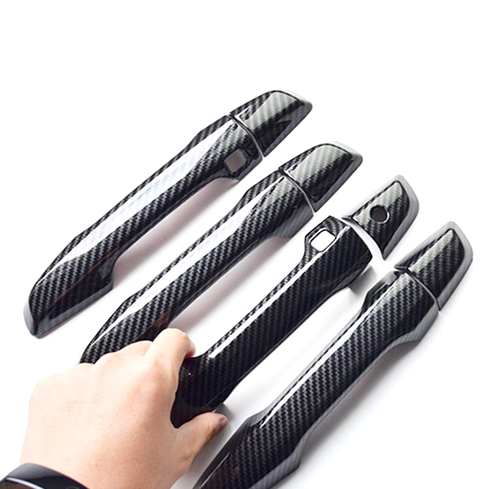 

Для Honda CR-V CRV 2017 2018 2019 2020 5-го поколения RW1 RW6 напечатанная карбоновая накладка на боковую ручку двери рамка отделка