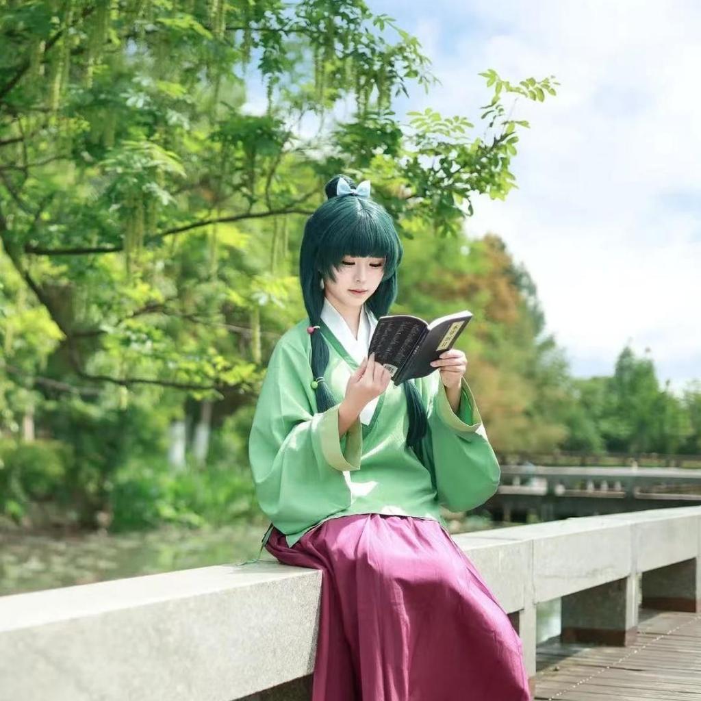 Maomao Cosplay Kostüm Anime Apothecary Diaries Outfits Mao Mao Kimono Halloween Karneval Party Für Frauen