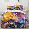 3D Printed Sword Art Online SAO Kirito Asuna Bedding Set for Boys Girls Duvet Cover Twin Queen King Full Single Double Sizes