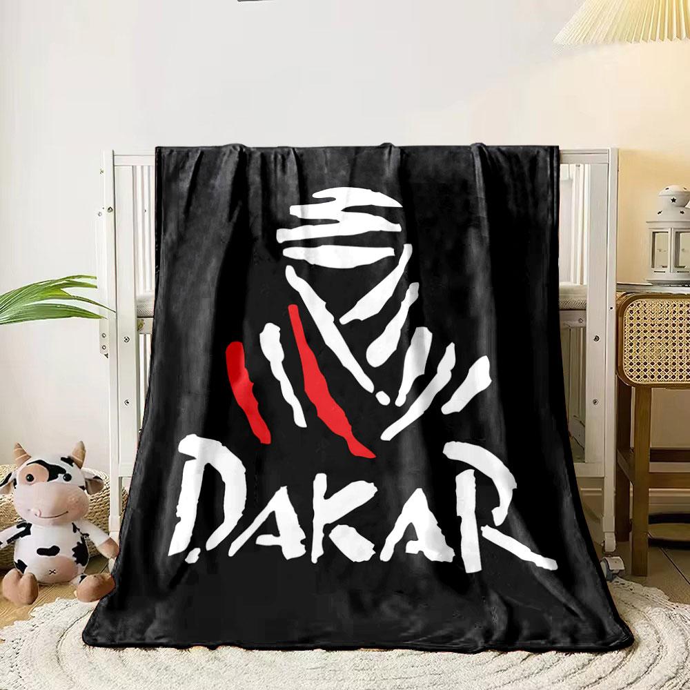 Rally Racer Dakar Blanket Bedroom Blanket for Livingroom Couch Lunch Break Soft Cozy Throw for Friend's Festival Gift