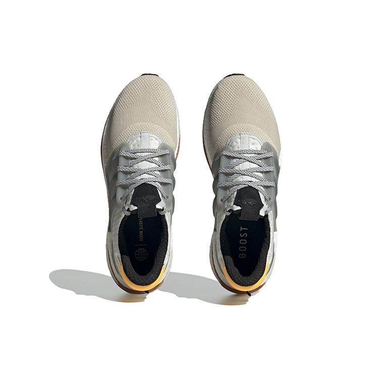 adidas X_PLRBOOST Aluminium Solar Gold Men Sneakers Cream Grey-Four ID9434