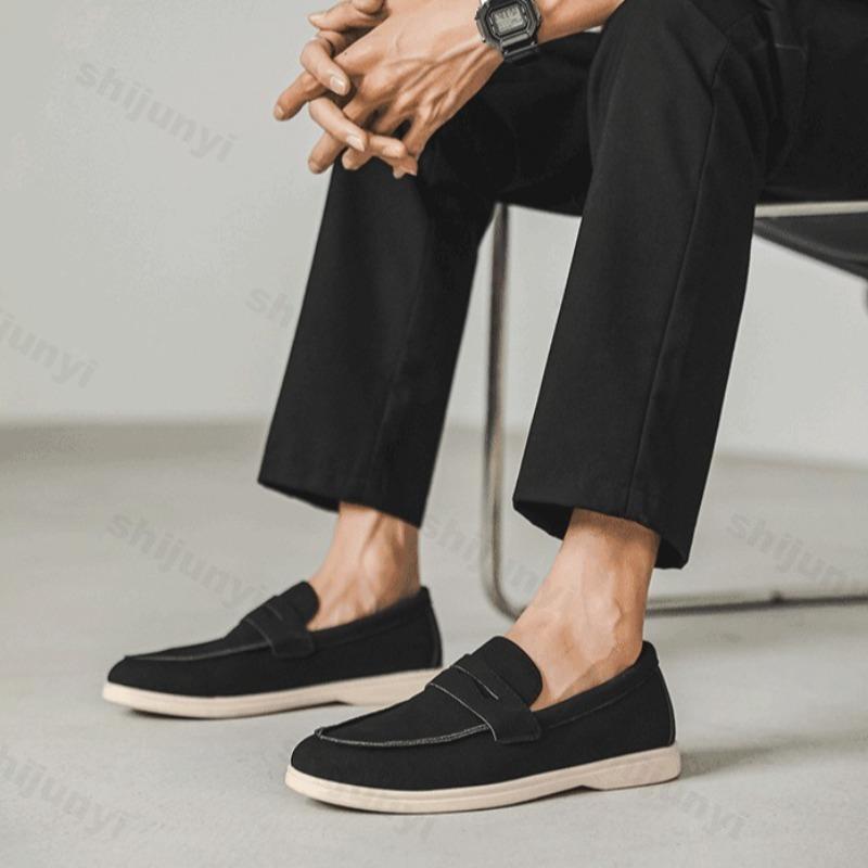 Fashion 2025 Summer Men's Sports Leisure Breathable Loafer Shoes Comfortable Versatile Fashion Trend Slip On Lightweight Casual Sneakers