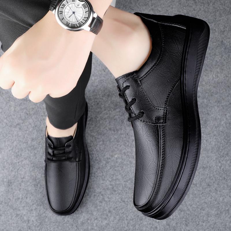 Fashion High Quality Classic Men Shoes for Wedding Genuine Leather Men Casual Shoes All-match Non-Slip Business Oxfords Shoes for Men