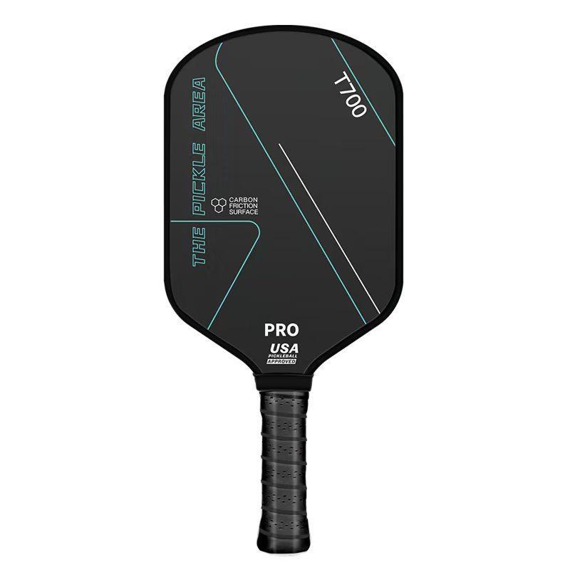T700 Carbon Fiber Pickleball Paddle with Cloth Texture Frosting, 16mm Thickness, Professional Competition Quality.