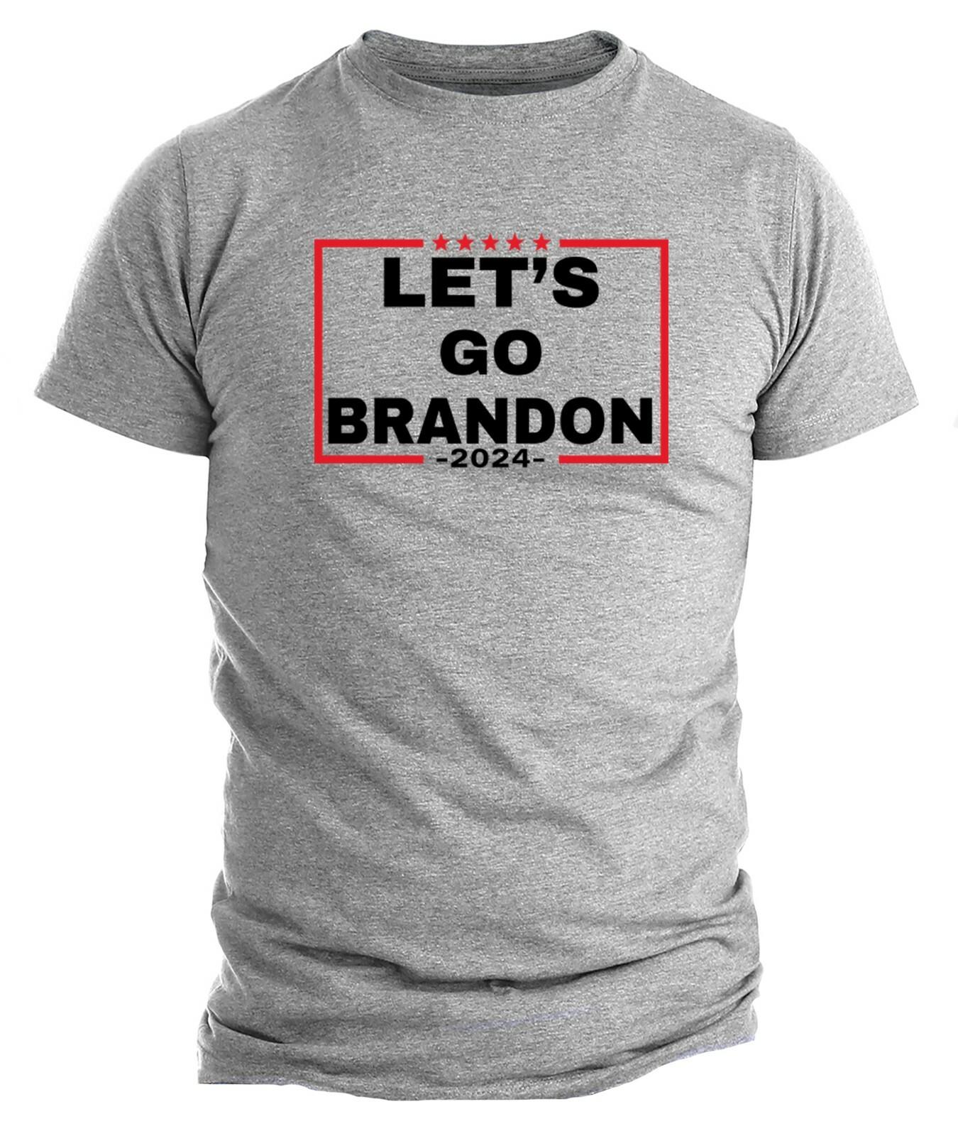 Let s Go Brandon Joe Biden Funny Sarcasm T Shirt Mens Womens Tees Top Trump 2024 Political Shirts S
