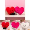 Creative Colorful Heart Plush Toy For Couples Romantic Gift Soft Stuffed Doll