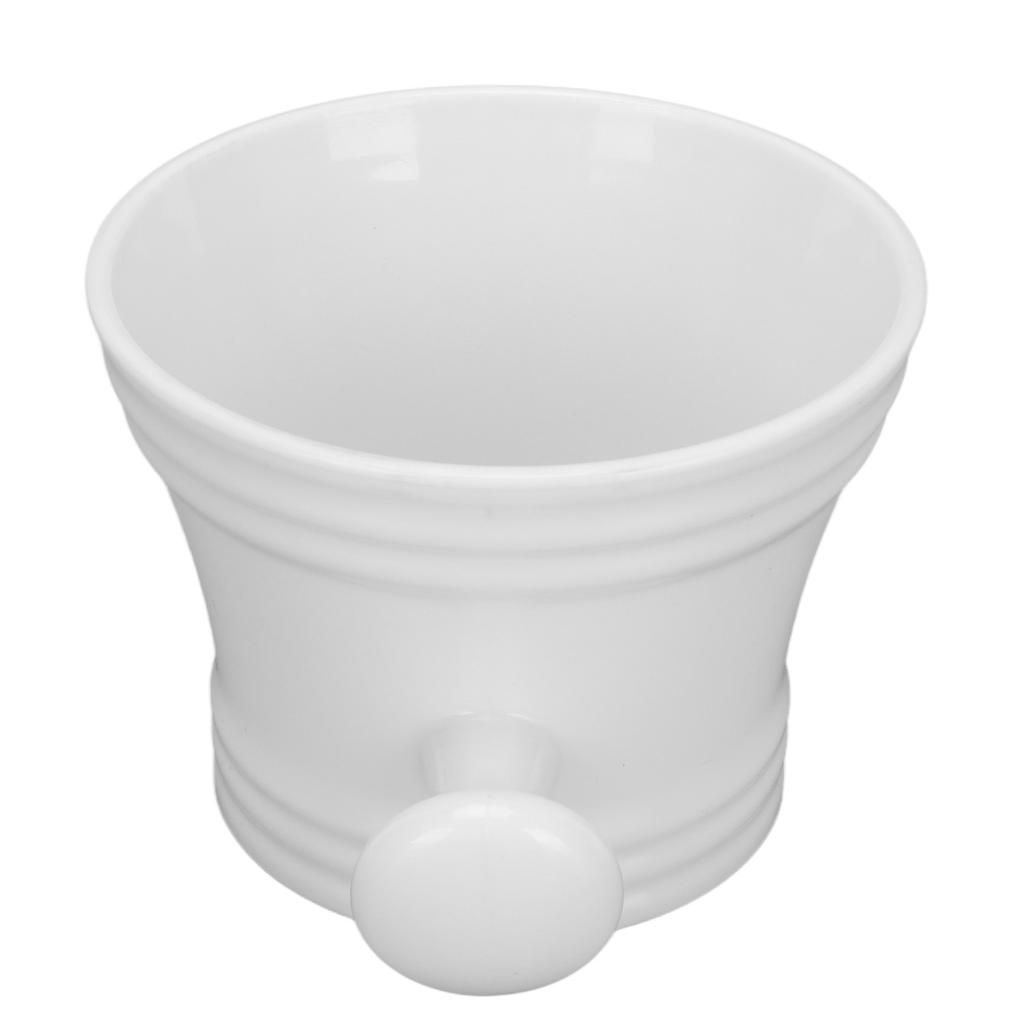 Shaving Soap Bowl Large Capacity Portable Men Shaving Mug with Handle for Home and Travel