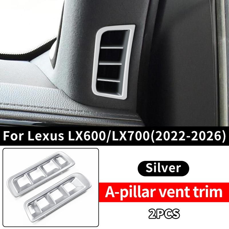 For Toyota Lexus 600 700 LX600 LX700 -2026 Car A Pillar Vent Decoration Cover Easy Tall Interior Protection Accessories