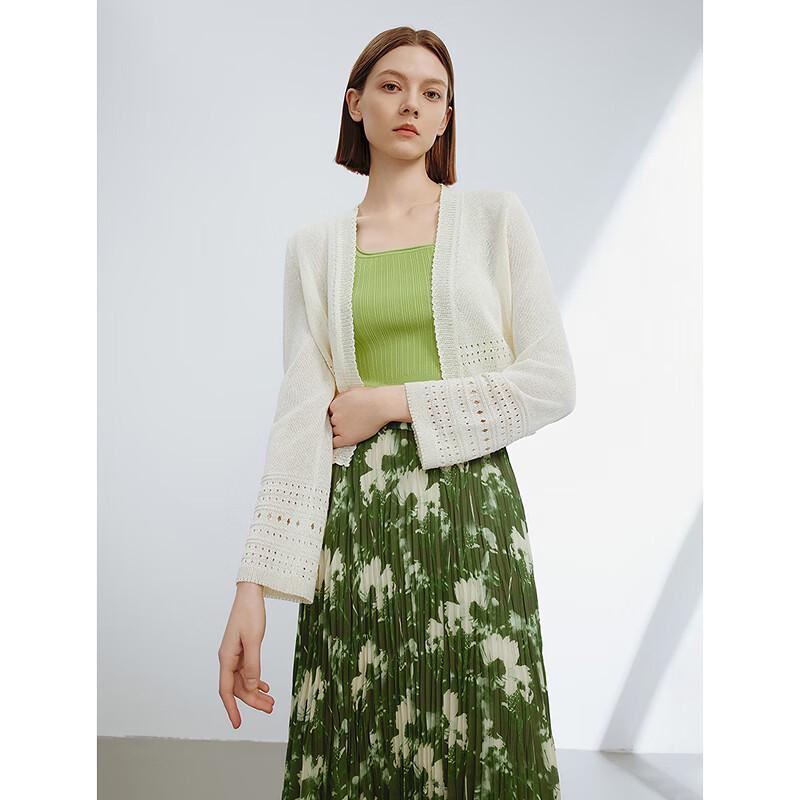 Langzi Elegant Open-Front Knit Cardigan