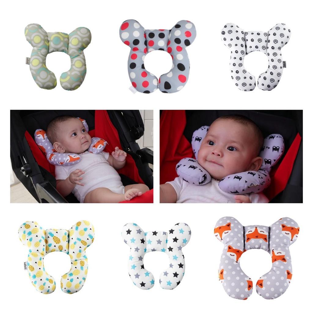 Childrens Ushaped Cartoon Pillow Outdoor Travel Cart Neck Guard Accessory Baby