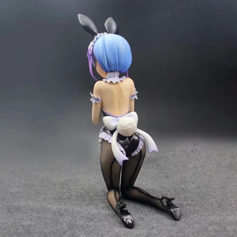 30cm Anime Re: Zero Starting Life In Another World Ram Rem Bunny Ver. 1/4 Toys PVC Action Figure Collection Doll Gift