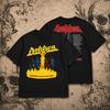Dokken Under Lock and Key 1985 Tour Tričko, Vintage Tričko Kapely Dokken, 80s Glam Metal Koncertní Tričko Nadměrné Unisex Streetwear Trendy Bavlněné Krátký Rukáv