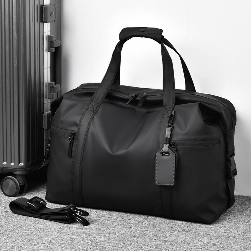 Frühling Neue Trocken-Nass-Trennung Sport Fitness Handtasche Klassisch Schwarz Einfarbig Outdoor Reisetasche Herren Kurze Geschäftsreise Hohe Kapazität Umhängetasche