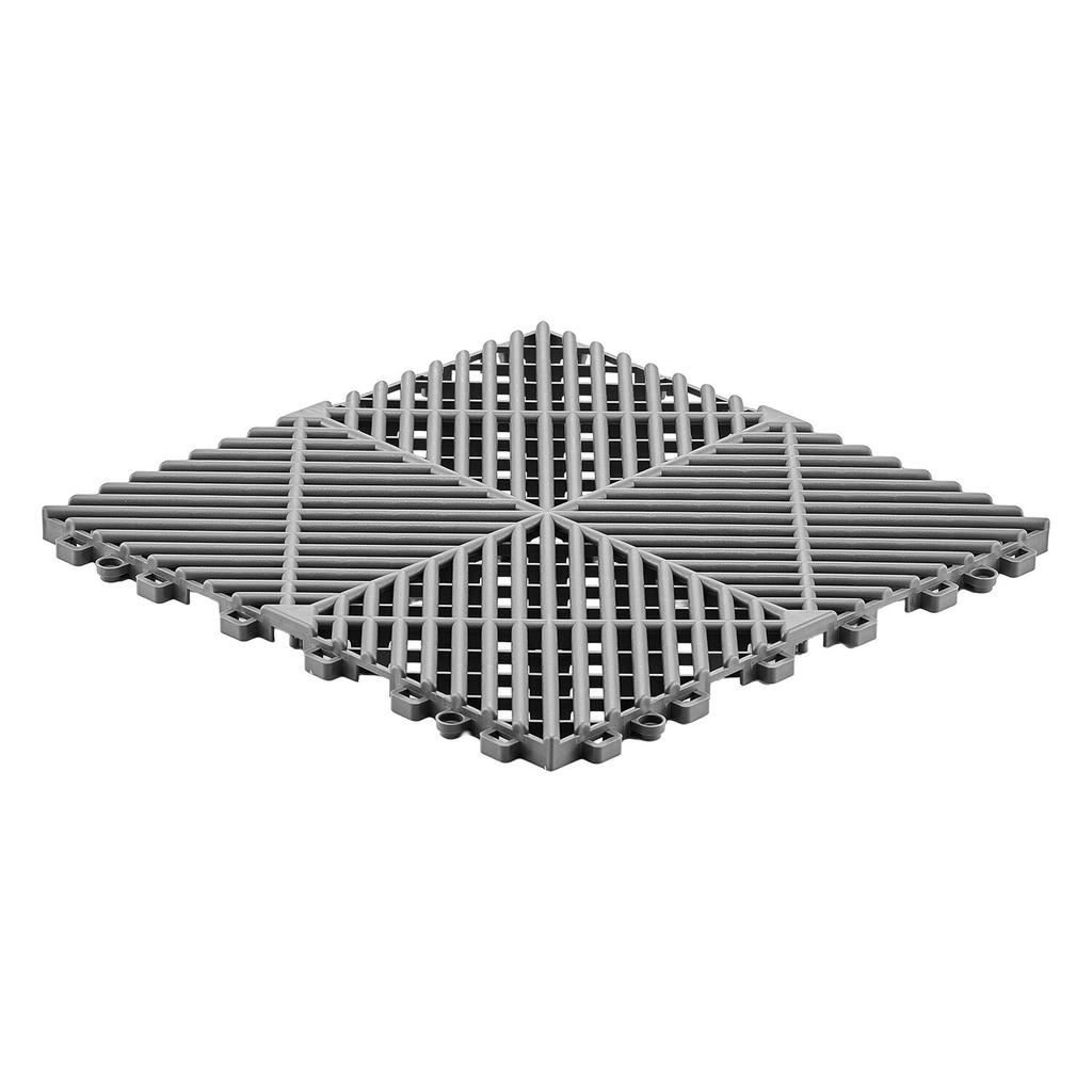 Interlocking Drainage Mats, 310 X 310 Mm, Modular Garage Flooring Tiles, Non-Slip PP Drainage Floor Tiles, Self-Draining, Easy Installation, for