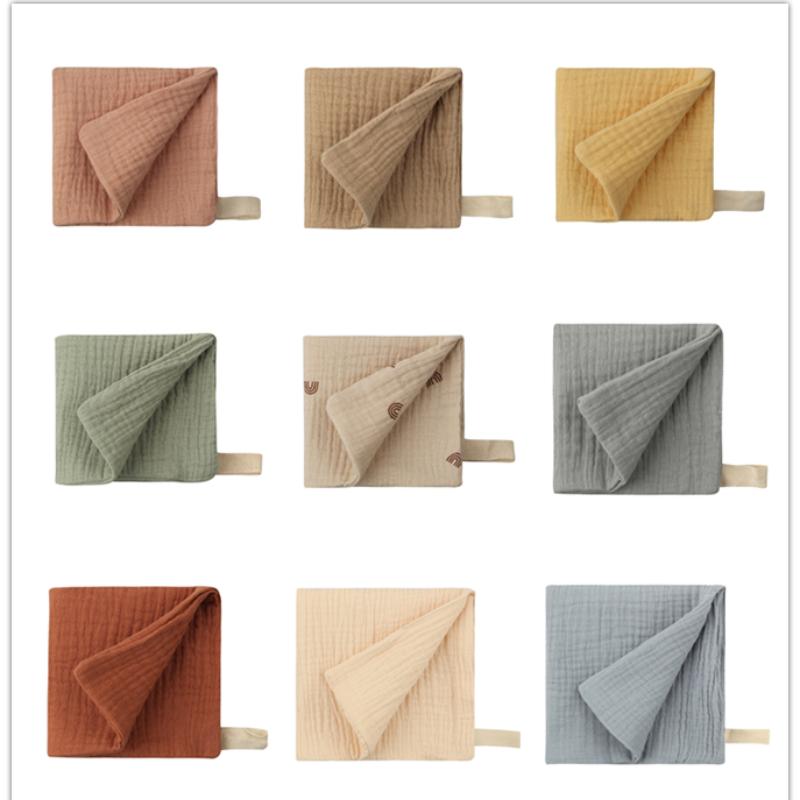 5PC Baby Towel New Born Items Stuff Muslin Squares Infant Newborn Hand Bath Shower Face Towels Soft Cotton Gauze Baby Washcloth