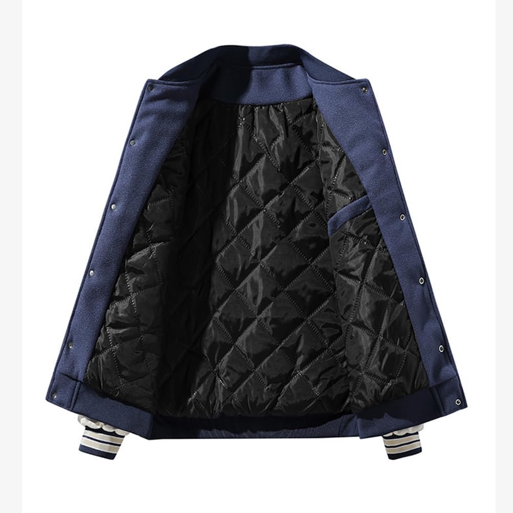 Stadium Flight Baseball Padded Cold Weather Street Floral Print D.IIZOO Men's Jacket, Jacket, Jacket, Outerwear, Protection, Unisex, Embroidered,