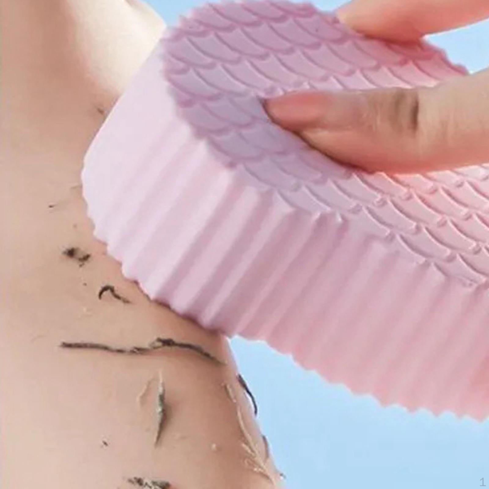 Peeling Skin Cleaner Remove with Hook Scrubber for Cleaning SPA Sensitive Bathing Women