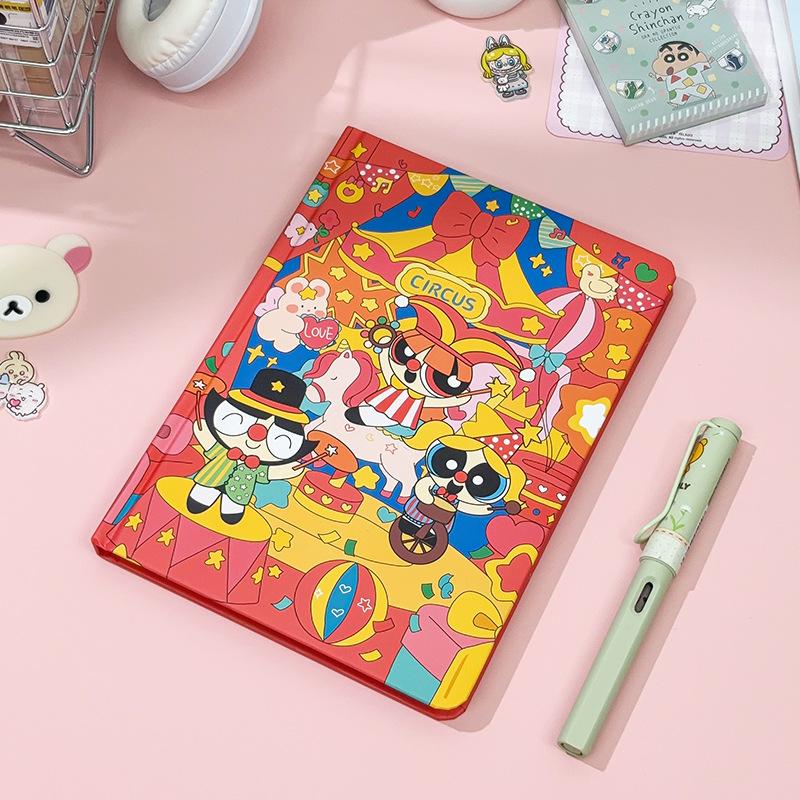 Feitian Little Policewoman Hard Shell Painted Notebook A5 Student Cute Handbook Inner Page Printing High Value Notepad