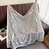 New Spring and Summer Fashion Scarf Striped Twill Shawl for Women  Big Square Scarf Sun Scarf Neck