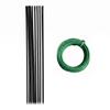 Coated Bamboo Plant Support Stakes for Flowers Orchids Garden Straightening Rods Meter Wire
