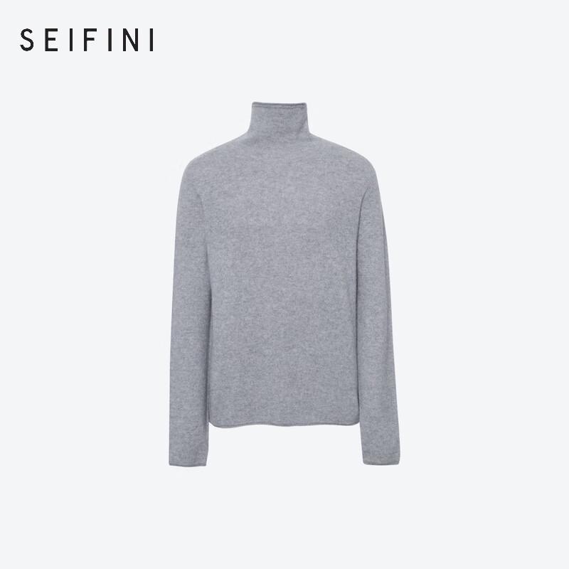 

SEIFINI Women s Soft Cashmere Turtleneck Sweater L