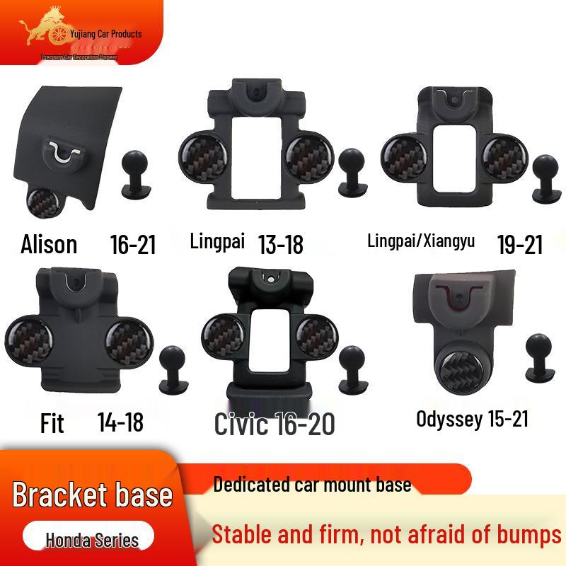 Honda-Specific Snap-On Car Phone Holder for Air Vent Navigation