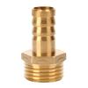 Brass Hose Barb Fittings Adapter Connector High Strength Rustproof Corrosion Resistant Hose Barb Male Fittings Accessories