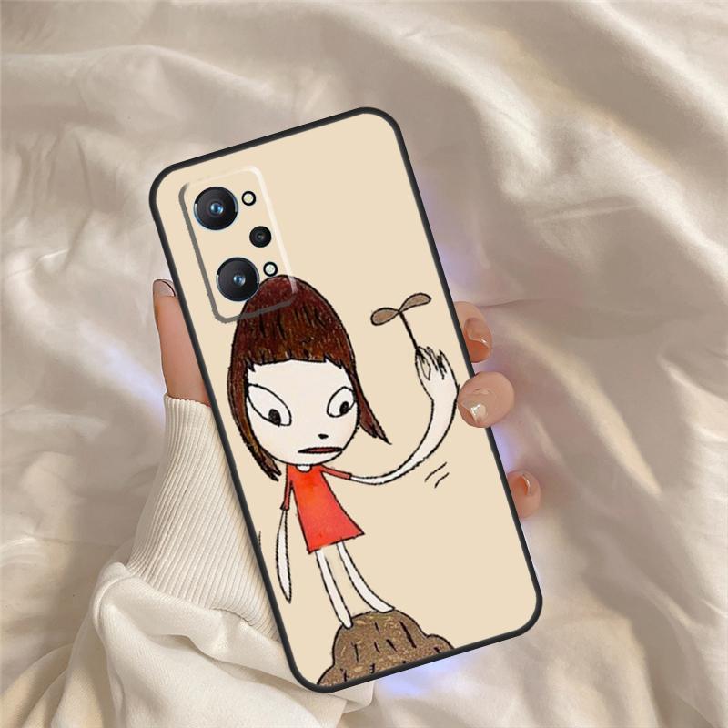

Чехол Yoshitomo Nara для Realme C71 C55 C67 C51 C75 C63 C61 C65 C53 C35 11 12 13 14 Pro Plus GT6 GT7 15 Pro Realme 14 Pro Plus