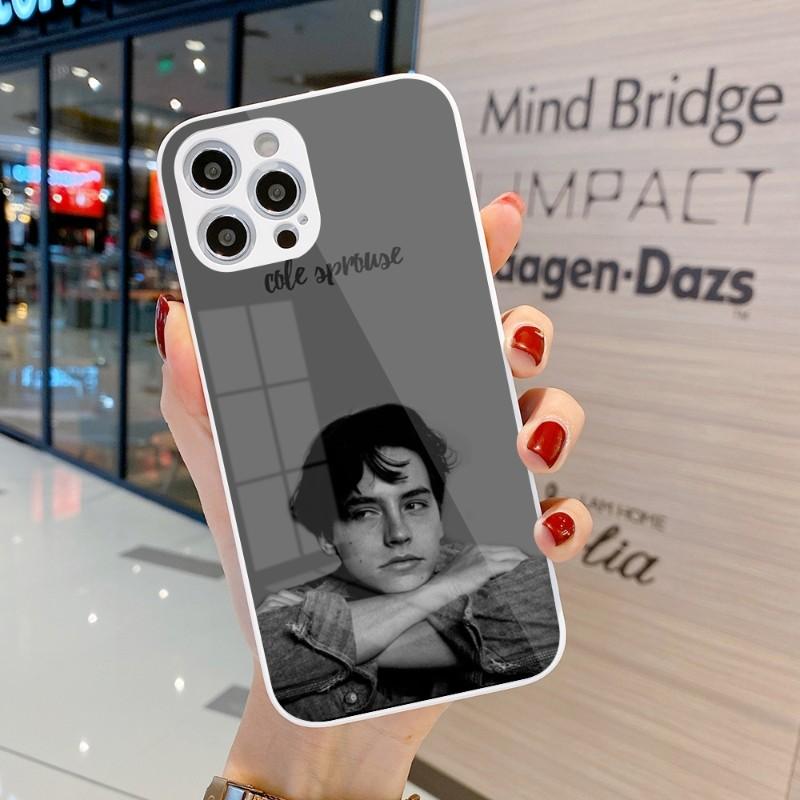 Cole Sprouse Cool Phone Case For IPhone 14 13 12 11 Pro Max X XR XS 8 7 Plus Liquid Glass Color Phone Cover