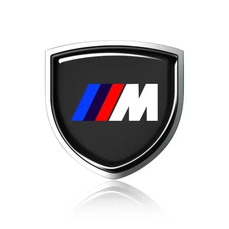 

X4 X5 X6 2025 Car For BMW 1Pcs 3D Metal Auto Door Shield Emblem Car Body Badge Sticker Styling For BMW M Performance M3 M5 M6 E7