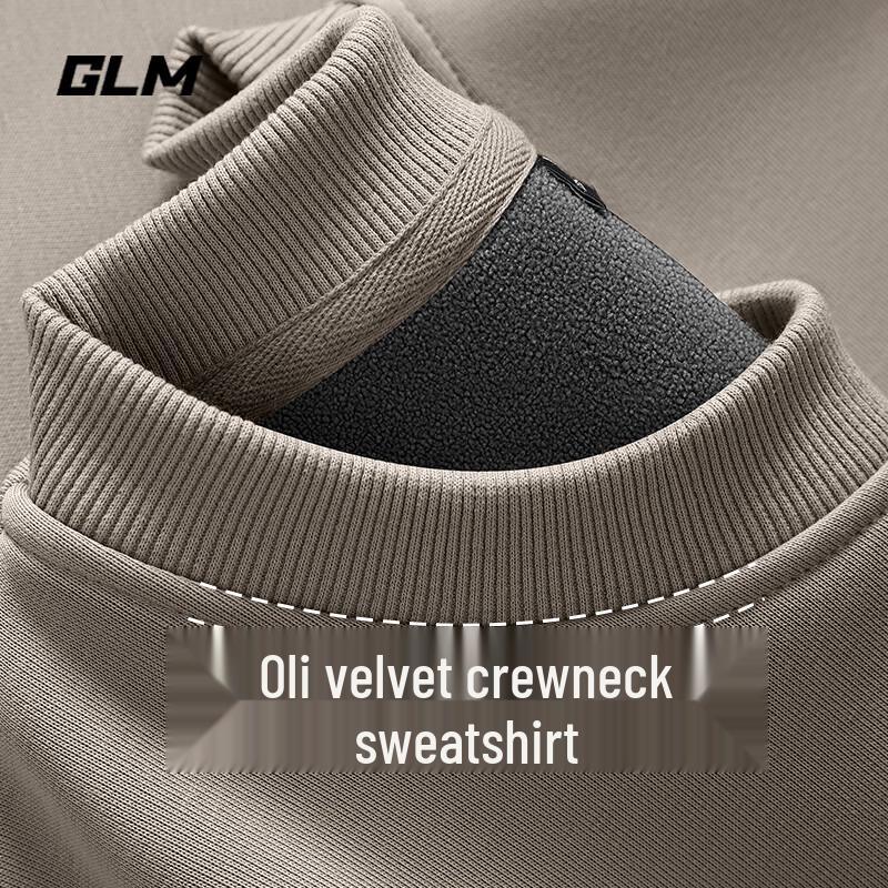 

GLM Men s Fleece Lined Crewneck Sweatshirt M