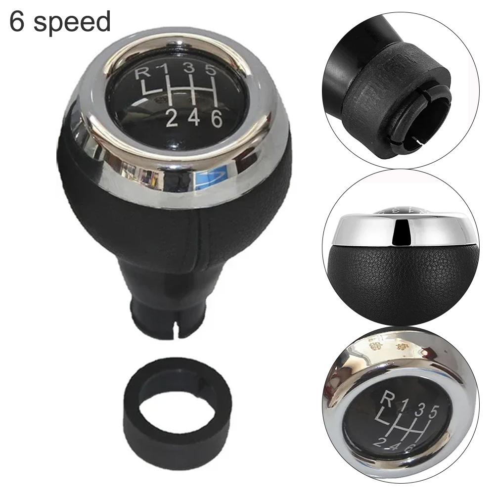 Stylish Upgrade 6 Speed Shift Black Stylish Interior Shift Knob Car Interior Upgrade Black Color Comfortable Grip six speed