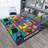 Classic Sandbox Xbox Game Minecraft Carpet Carpet Home Living Room Decoration Table and Chairs Anti Slip Door Mat Outdoor Picnic Mat Carpet A10