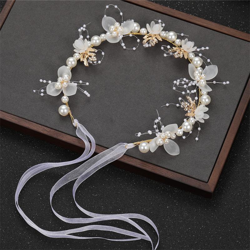 

Золотой лист жемчужная повязка на голову: Вдохновленный феями цветочный венок для европейской свадьбы или сладкого нарядного головного убора для девочек