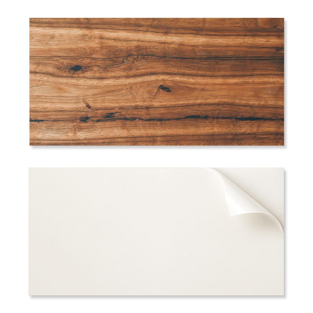 Panel Samoprzylepny Z Nadrukiem - Idealny Do Kuchni 100X50 Cm Naturalny Wzór Drewna