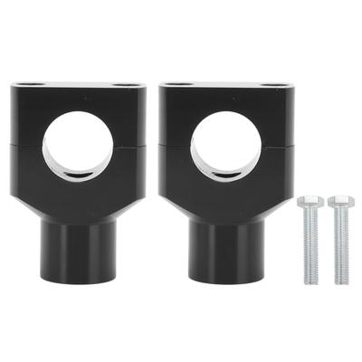 Supports de guidon de moto Pinces de montage sur rehausseurs en métal pour guidons de diamètre 25 mm Motos Véhicules électriques Noir