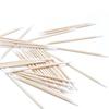 100Pcs 7cm/2.75inch Long Double Pointed Tip Cotton Swabs with Wooden Sticks Cleaning Swabs Buds Cosmetic Tipped Applicator for Makeup Eyebrow Tattoo