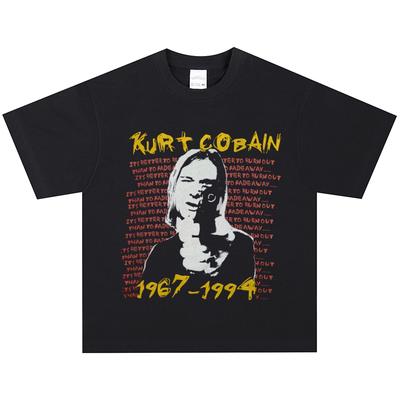 Kurt Cobain T-Shirt, Weicher Stoff, Lässige Alltagskleidung