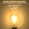 ORALUCE LED Mini Krypton Bulb, E17 Base, 40W Equivalent, Clear Type, Small Bulb, Warm White, 4.5W, 500lm, 2700K, 360° Wide Beam Angle, Filament