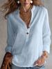 2026 Summer Women's Solid Color Fashion Button Top