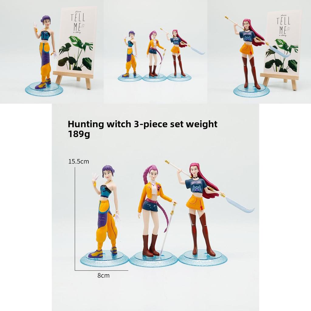 Kpop Demon Hunter Slayer Girl Group Pvc Figure Set For Anime Collectors And Fans