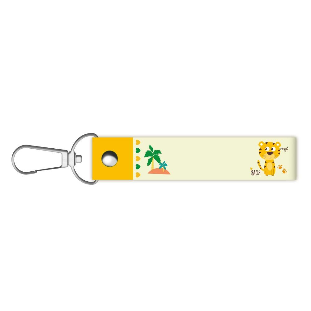 

Personalized Name Tag Cartoon Name Label Creative Name Badge Lanyard Kindergarten Children жёлтый