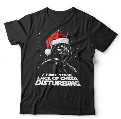 Christmas Darth Vader T Shirt Unisex and Kids Funny Sci Fi Movie Santa Festive