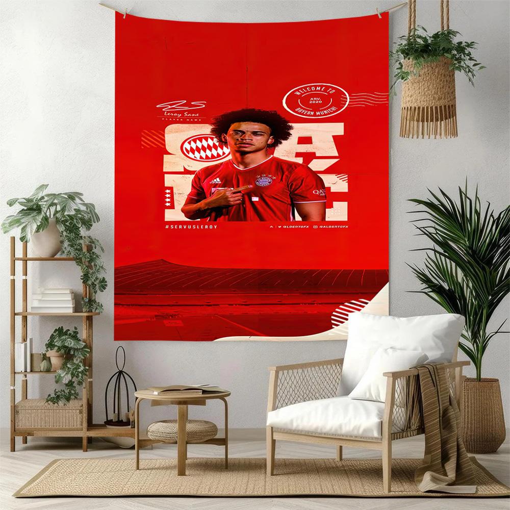 Bayern Munich Wall Decor Tapestry Art For Pet Memorial Birthdaywedding Party Backdrop Family Gift