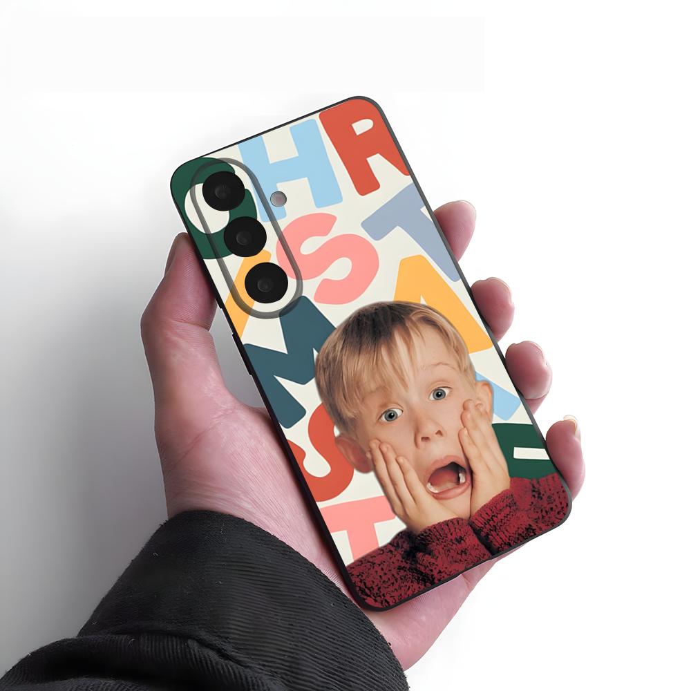 Home Alone Christmas Phone Case For Samsung A25 A13 A33 5G A54 A36 A35 A56 A52 A14 Shockproof Soft Cover