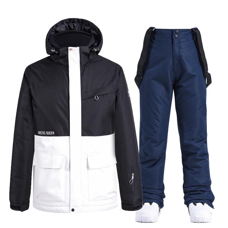 Couples' Warm Korean-Style Snowboard Suit Set
